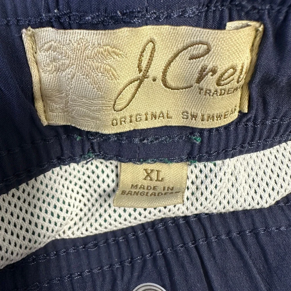 J.Crew Factory Swim‎ Trunks Green Navy Men's XL